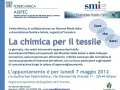 Eventi: La chimica per il tessile  - Milano, 7 maggio 2012