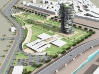 : La necropoli verticale come soluzione allo spreco di suolo -   Un concept elaborato a Delhi dall'architetto Annkit Kummar