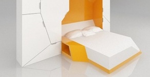 Una camera da letto in una scatola...