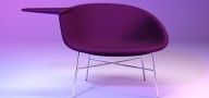 In & Out: Asimmetria ergonomica per una linea di sedute - Dallo studio olandese Feiz un concept che facilita le attivita' che svolgiamo quando siamo seduti, come bere il caffe' o lavorare al computer 