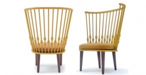 Una sedia Windsor ispirata a fusi e merletti...