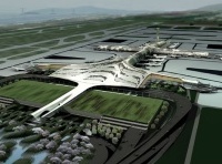 : Il terminal 3 dell'aeroporto di Shenzhen -   Firmato da Reiser + Umemoto, e' un progetto avveniristico che vuole essere il simbolo della 